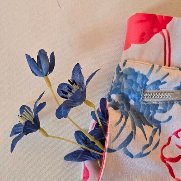 Bette & Court Womens Elastic Waist Multi-Color Floral Athletic Skort Medium - Picture 8 of 13